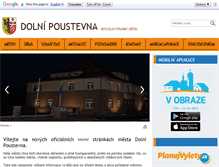 Tablet Screenshot of dolnipoustevna.cz